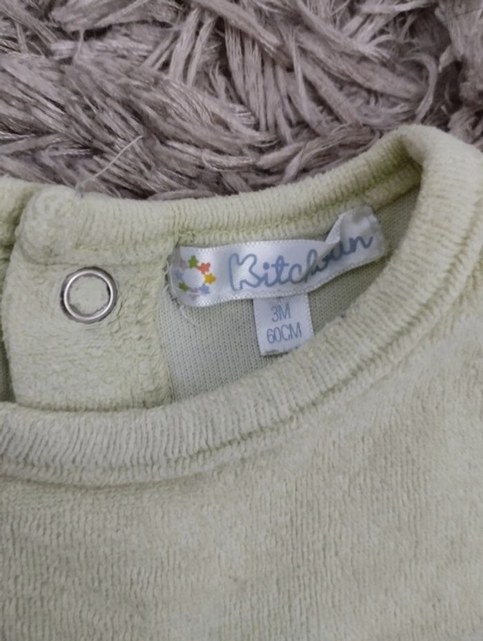 Pyjama 3 mois vert - photo numéro 5