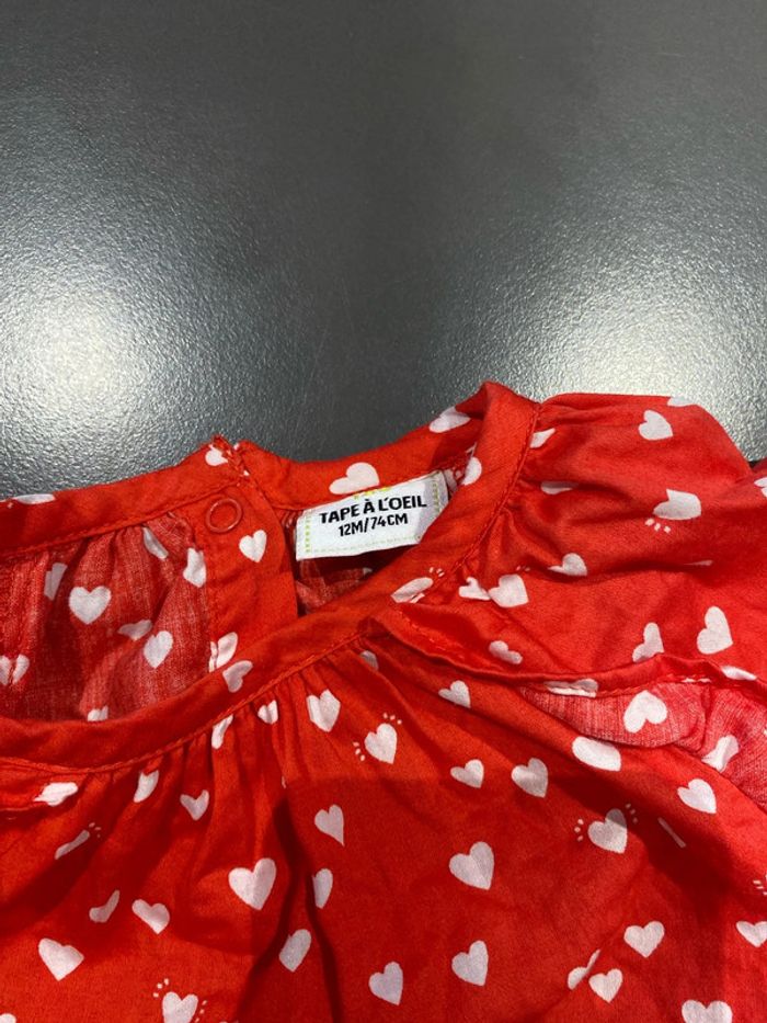 Blouse tape à l’œil 12 mois - photo numéro 2