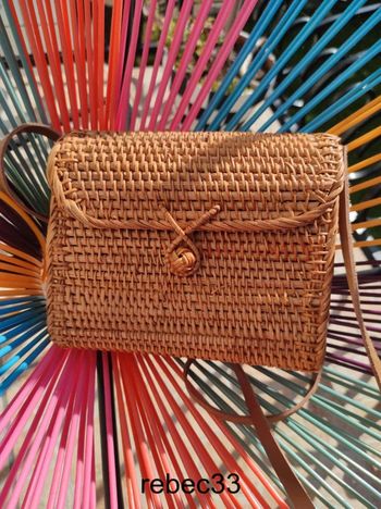 Petit Sac rotin zara