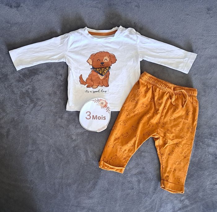 Ensemble bébé garçon 3mois