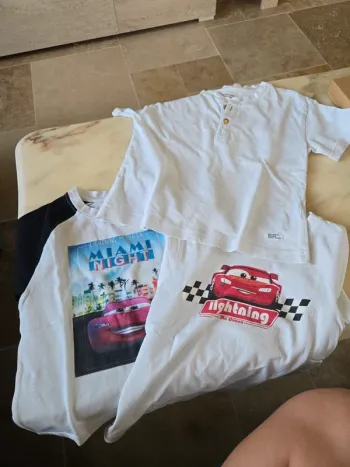 3 tee shirts