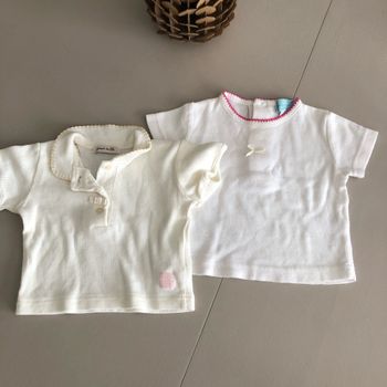 Lot de deux t shirts 6 mois