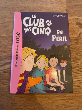 Livre La bibliothèque Rose Le club des cinq en péril