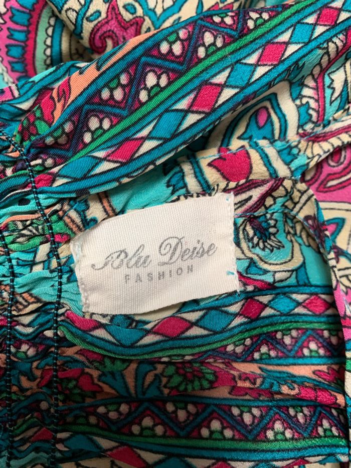 Robe longue multicolore Blu Deise Taille unique - photo numéro 3