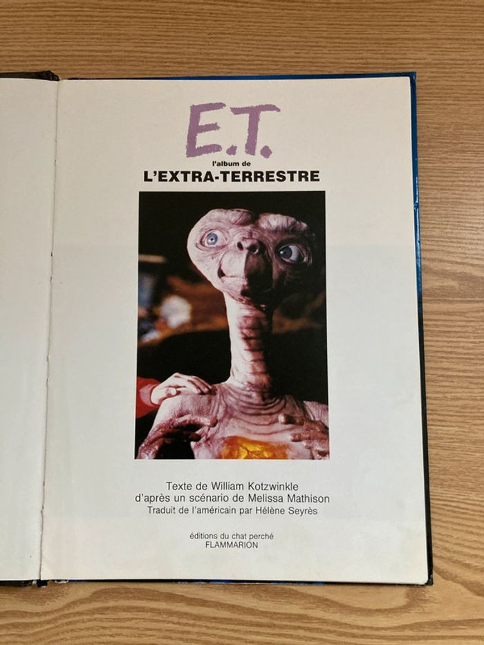 E.T L'album de L'extra terrestre - Vintage 1982 - photo numéro 2