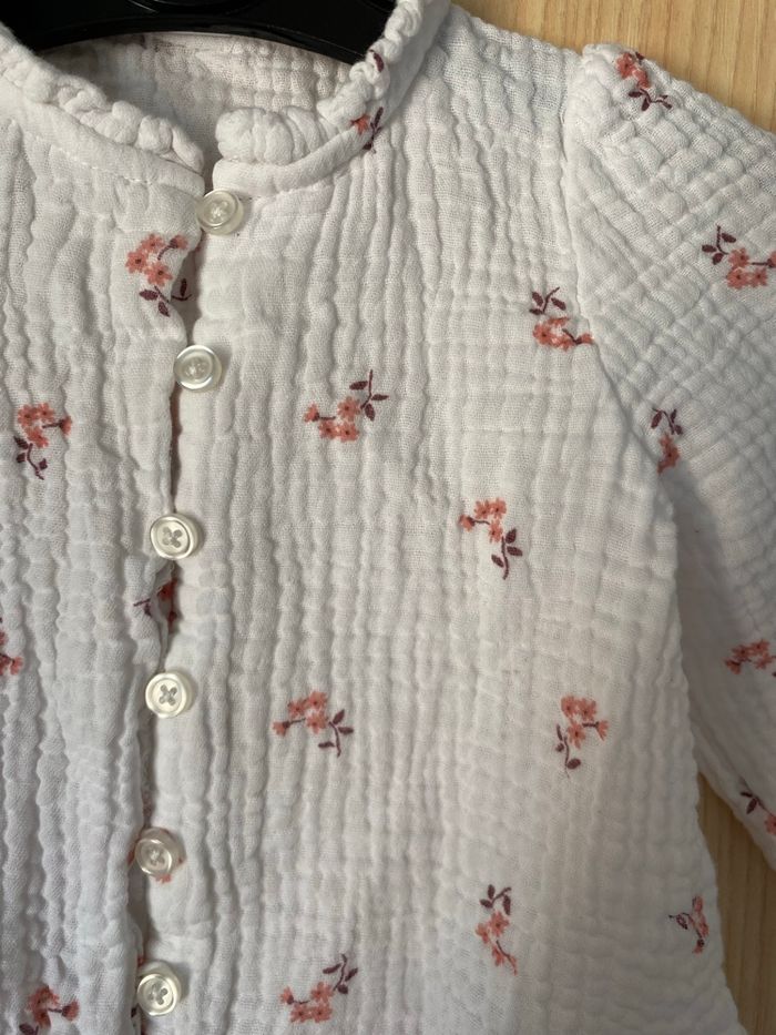 Chemisier à motifs fleurs 18 mois - photo numéro 3