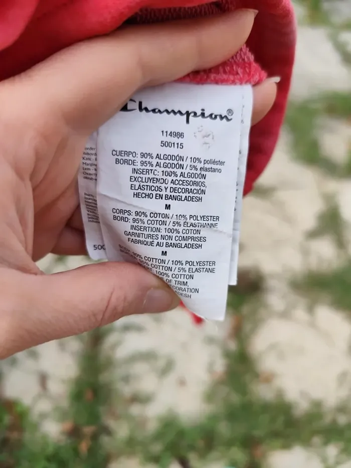 Sweat corail Champion taille M - photo numéro 4