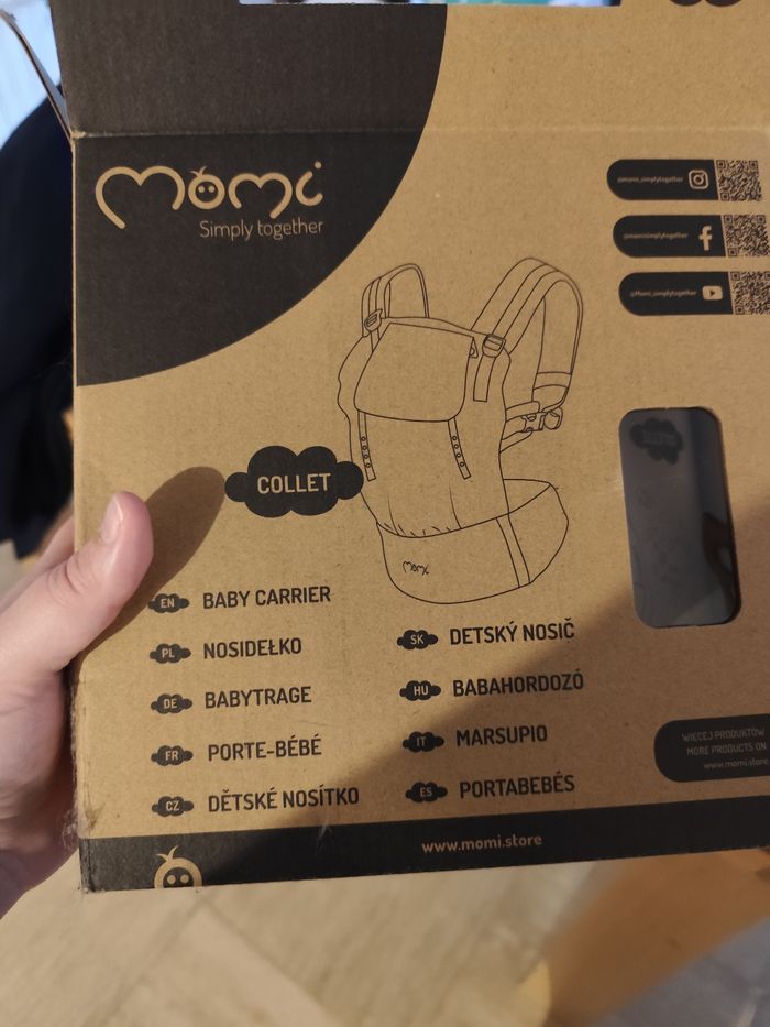 Vends porte bébé momi