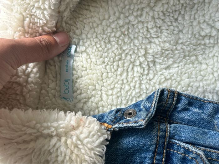 Veste jeans fourree - photo numéro 2