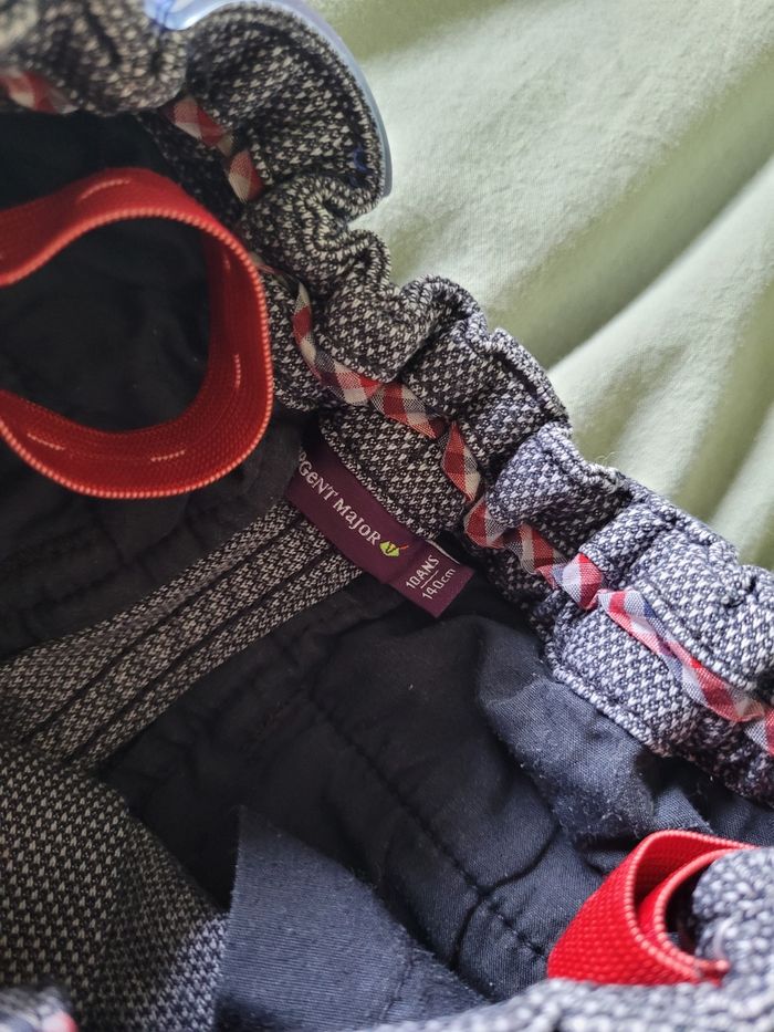pantalon sergent major moucheté marine 10ans (6e) - photo numéro 4