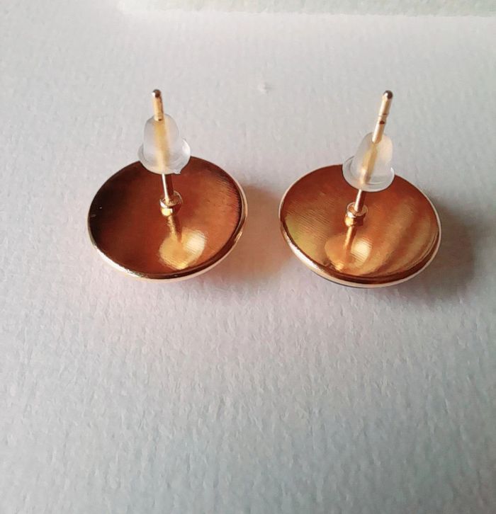 Boucles d'oreilles fleuries pop - photo numéro 3