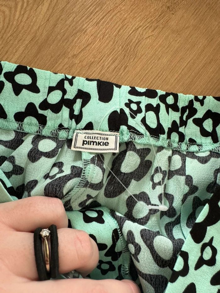 Pantalon évasé fleuri pimkie - photo numéro 3