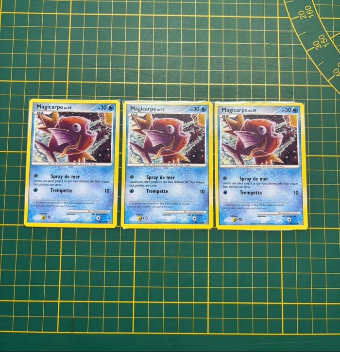 Carte Pokémon magicarpe D&P tempête 65/100 à l’unité
