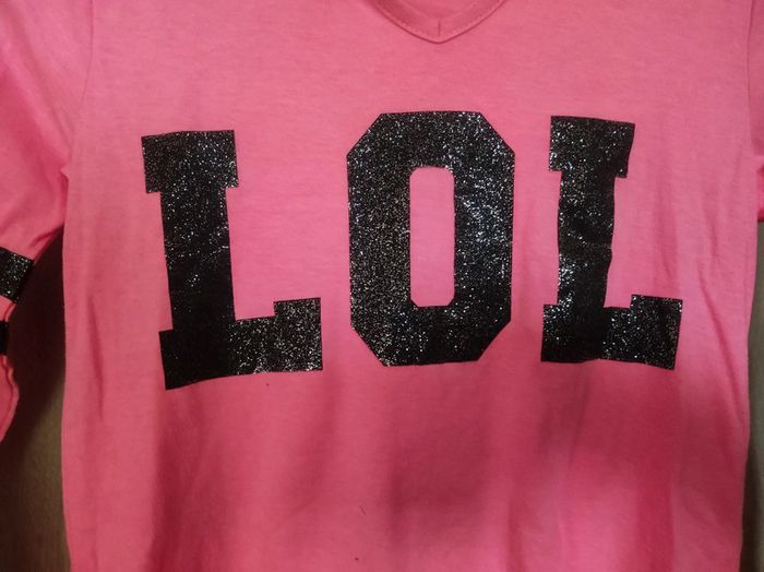 Sweat capuche rose Lol pailleté 8 ans BPC - photo numéro 2