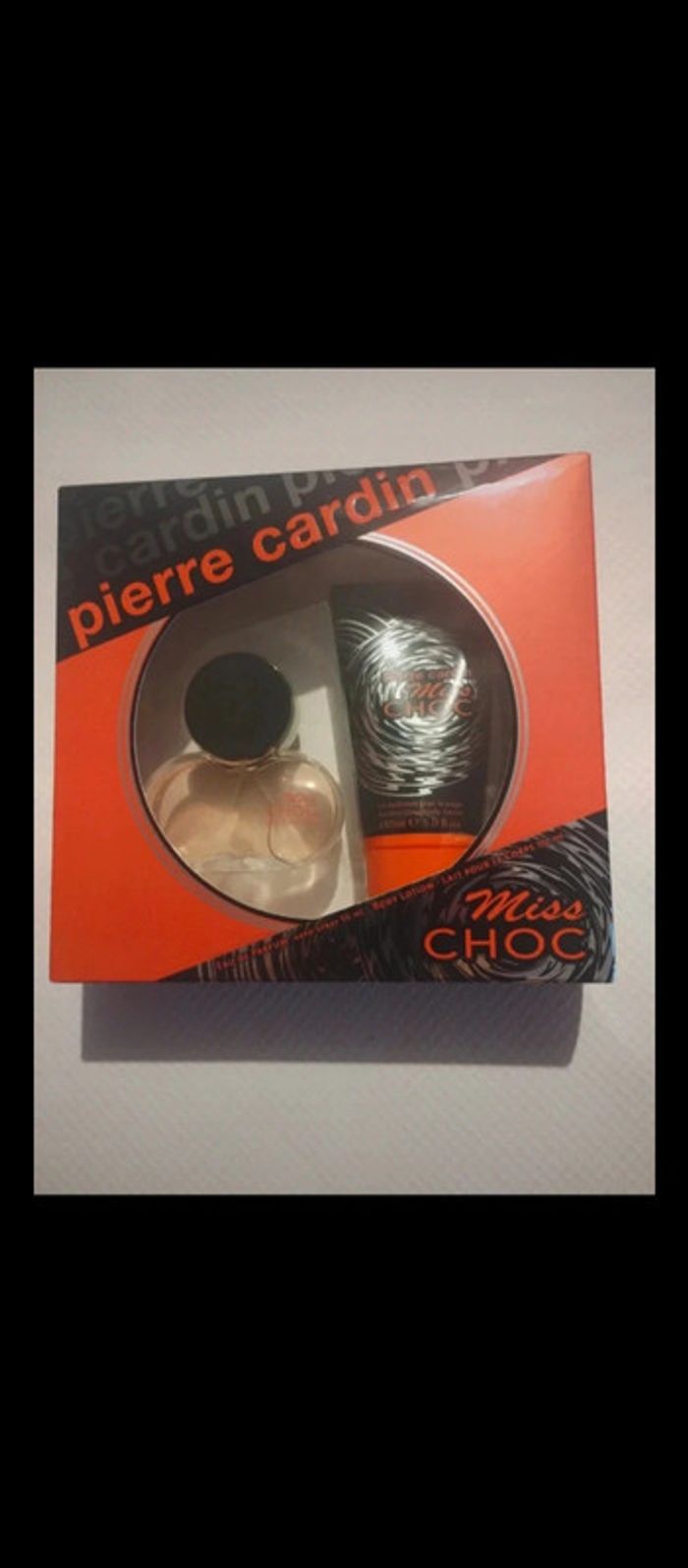 Coffret parfum pierre "Cardin miss choc " femme