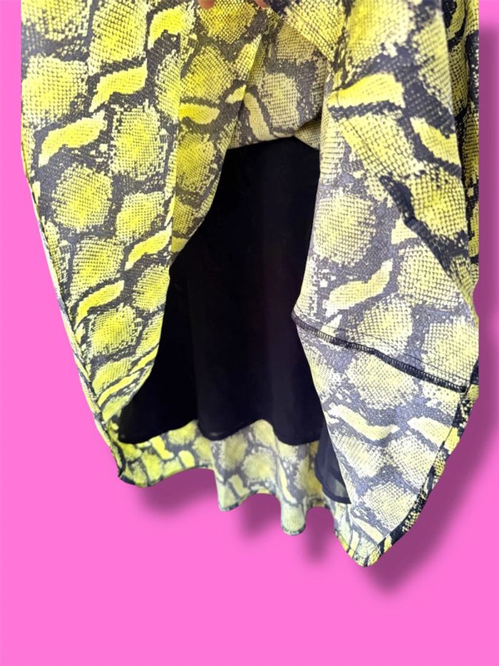 Jupe fluide imprimée python Monki - photo numéro 4