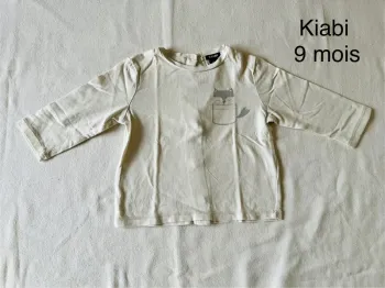 T-shirt manches longues Kiabi 9 mois