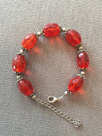 Bracelet fantaisie orange