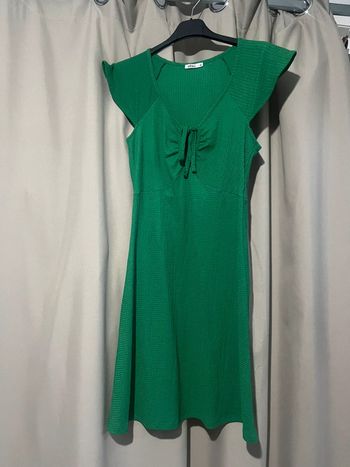 Robe courte verte