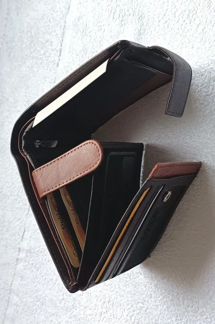 portefeuille Cuir de buffle homme NEUF - photo numéro 6