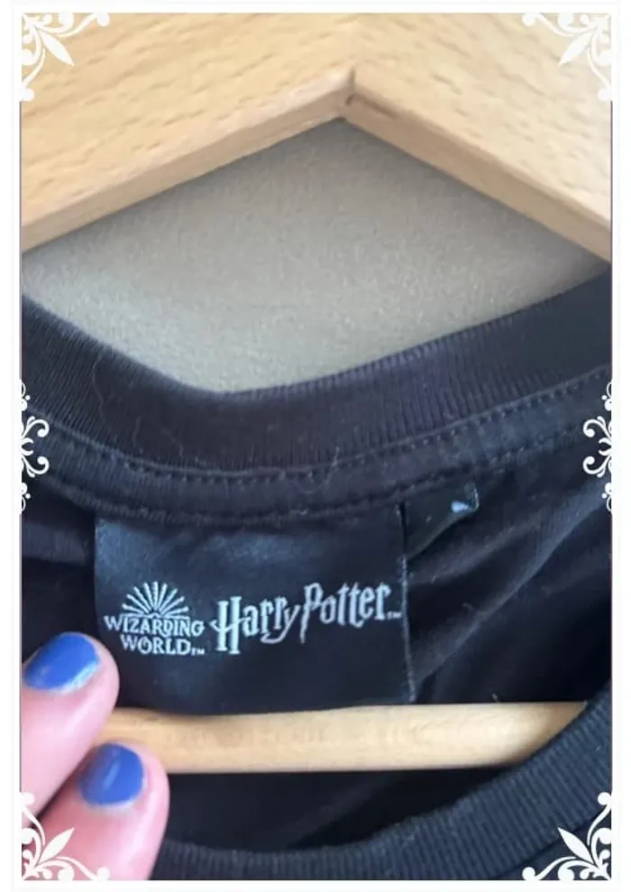 T-shirt noir Harry Potter - "Dobby is Free" taille L - photo numéro 3