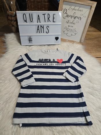 Robe marinière vertbaudet