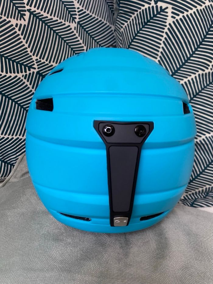 Casque de ski réglable bleu et orange taille S - photo numéro 9