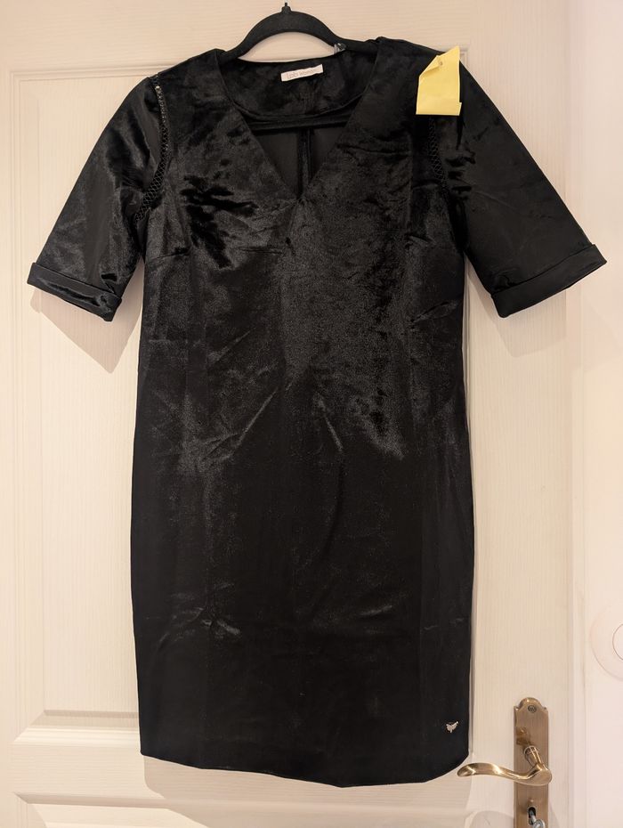 Robe velours noir S