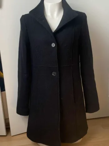 Veste parka par-dessus 78%laine S 36 Burton of london