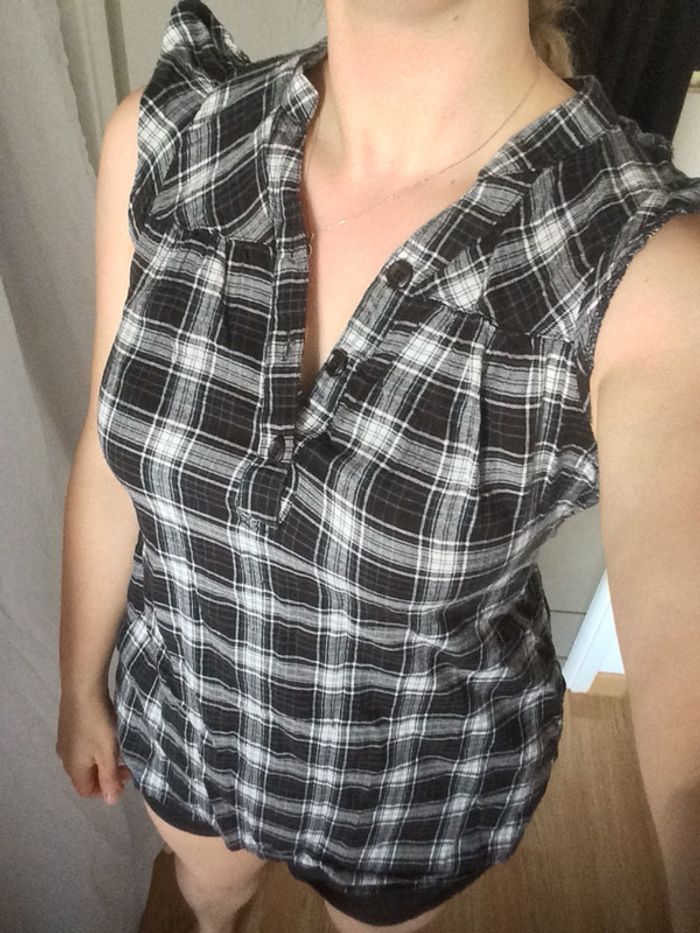 Tunique à carreaux Vero Moda S/36/38 neuve