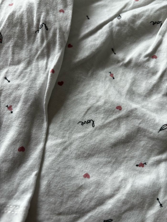 Tee shirt col love TEX t.23m - photo numéro 3