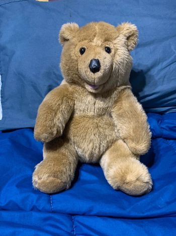 Peluche ours 28cm marron