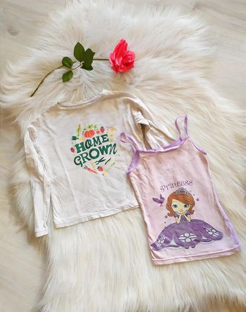 Lot de tee-shirt manches longues + débardeur fines bretelles Disney