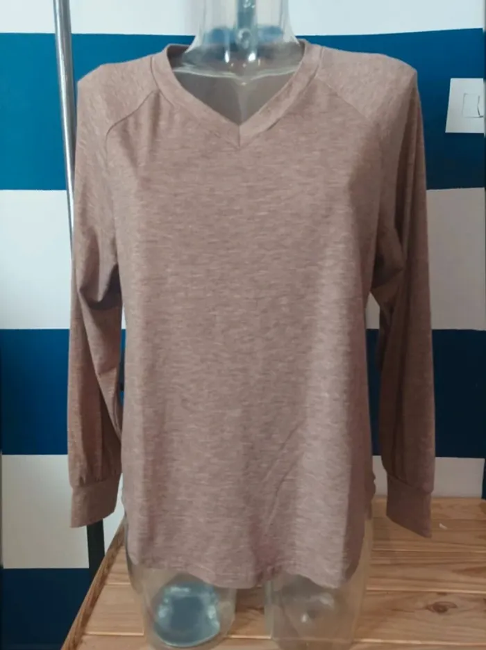 Tee-shirt manches longues neuf Shein femme taille S