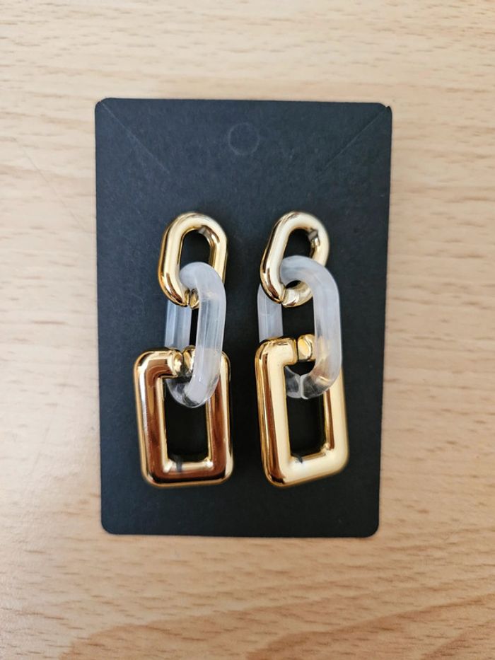 Boucles d'oreilles chaînes
