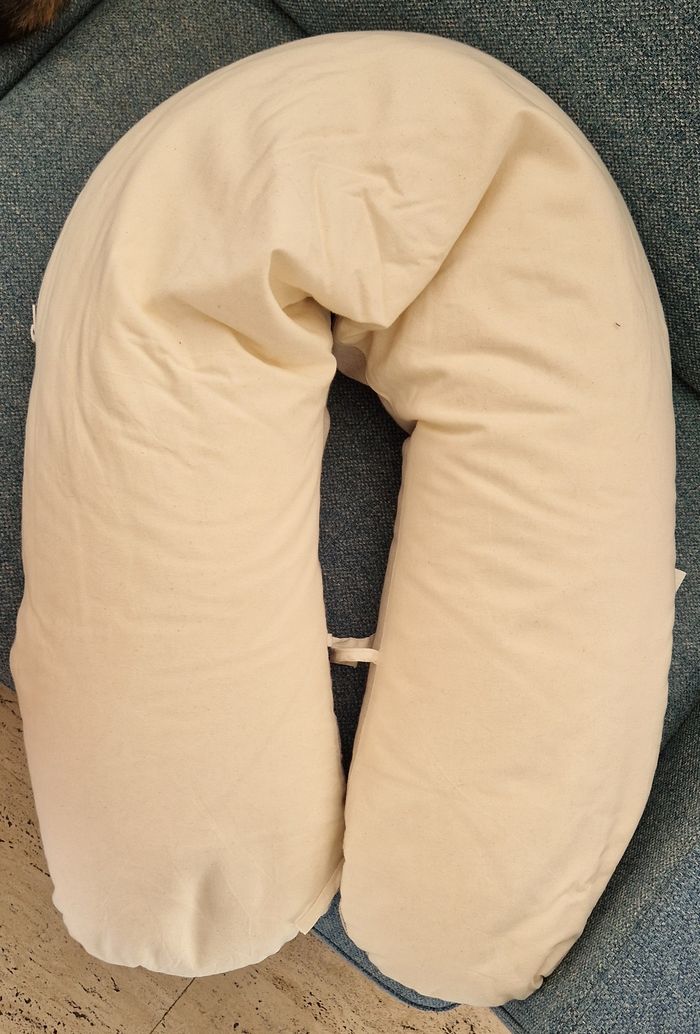 Coussin d'allaitement/de grossesse Modulit Bambou en excellent état - photo numéro 3