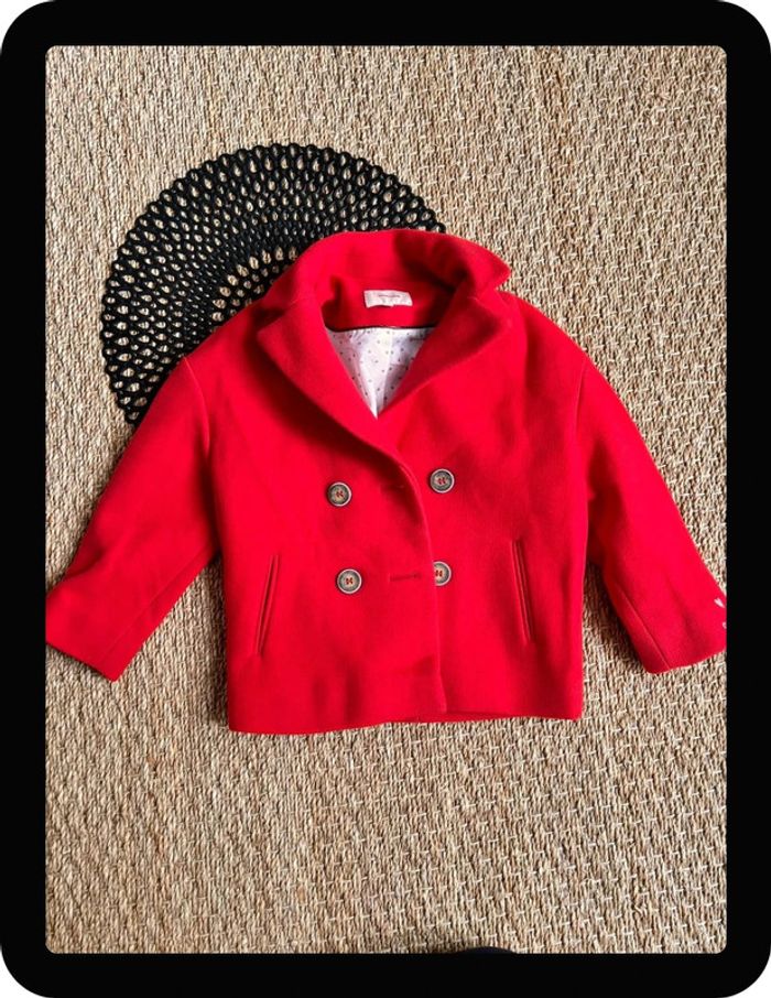 Caban rouge catimini