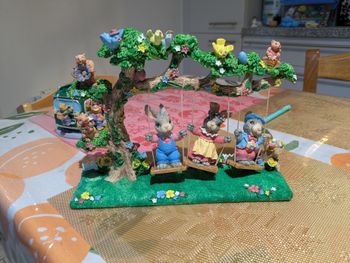 Balançoire jaimy lapin vintage