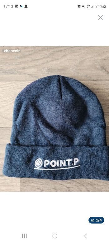 Bonnet homme Point P-Taille unique