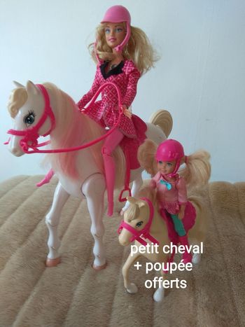 2 Chevaux 2 cavalières maman et fille jouet