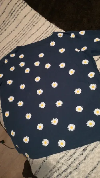 Blouse marine marguerite