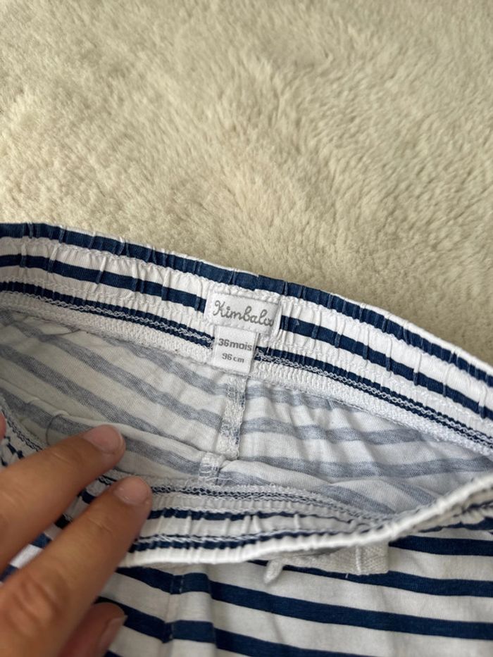 👕lot été - bébé garçon 36 mois - polo + shorts - très bon état - photo numéro 14