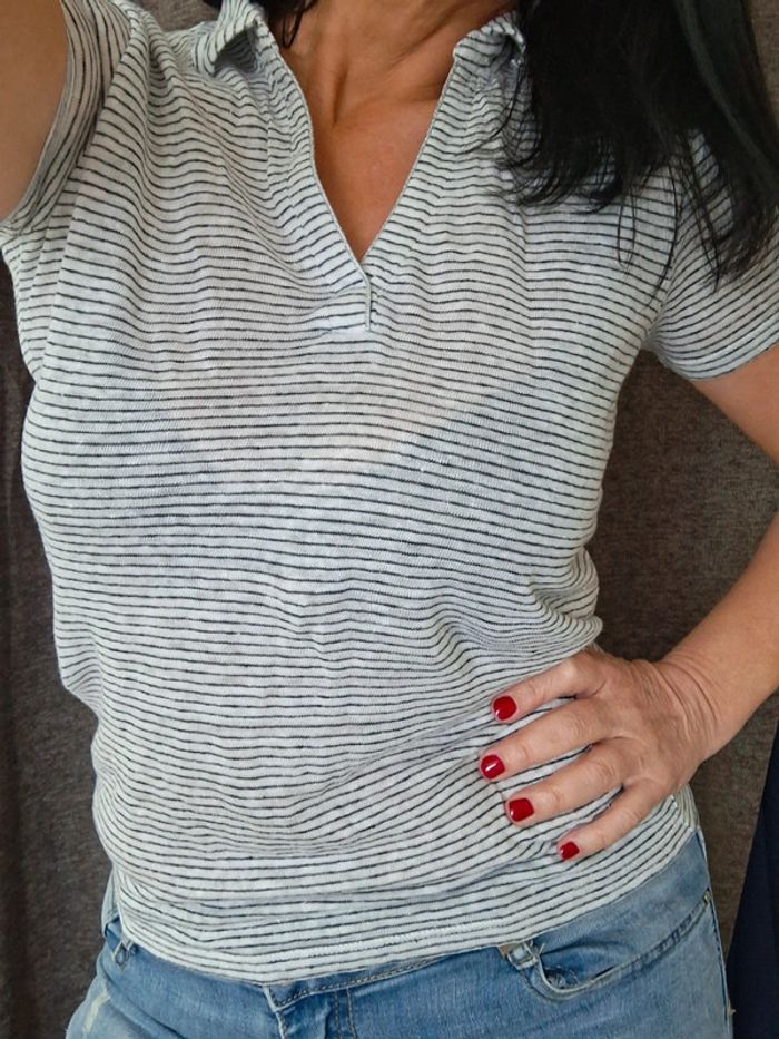 Caroll polo marin taille 36