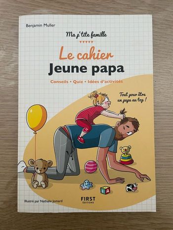 Livre le cahier Jeune papa de Benjamin Muller