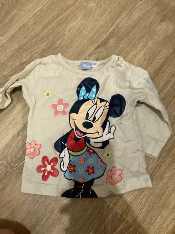 T shirt minnie 6 mois disney