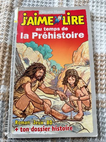 J’aime lire au temps de la Préhistoire