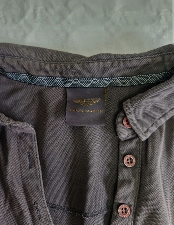 Aston Martin Polo Taille L Vintage Racing Style - photo numéro 6