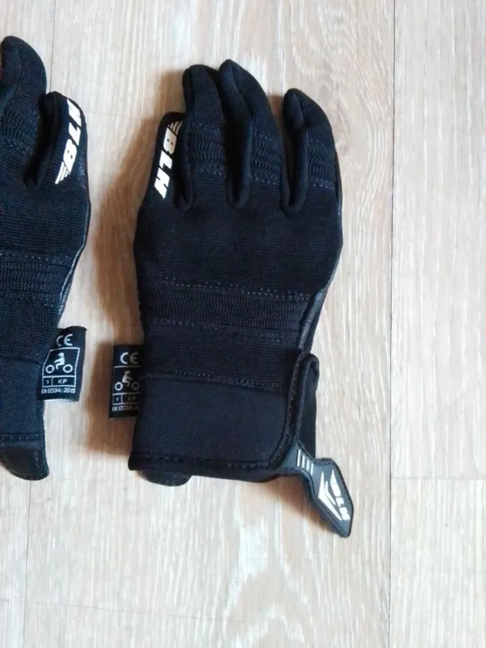Gant de moto enfant mixte noir blh 6 ans - photo numéro 4