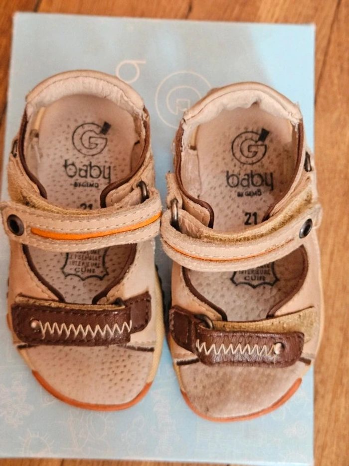 Sandales bébé cuir - photo numéro 4