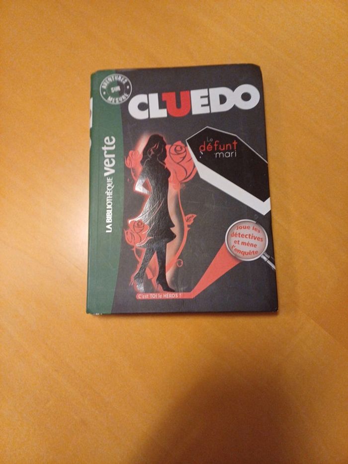 Livre bibliothèque verte - Cluedo - Le défunt mari